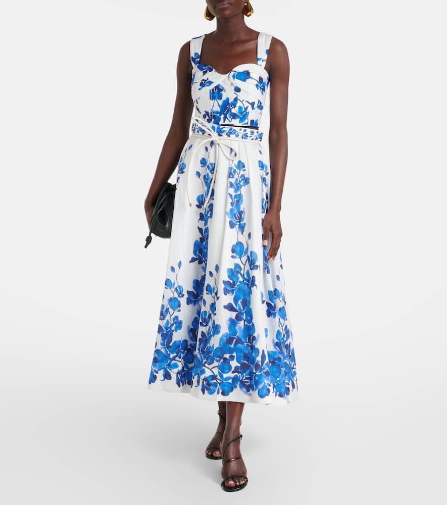 Rebecca Vallance Orchid Blues floral top