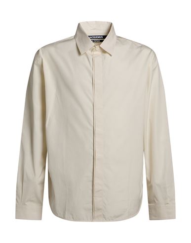 Le Paysan Man Shirt Ivory Size 40 Cotton