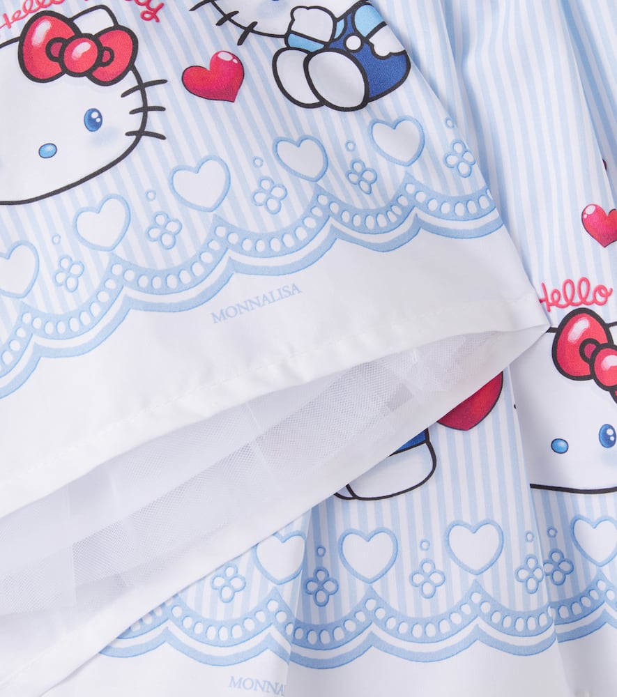 X Hello Kitty striped cotton skirt