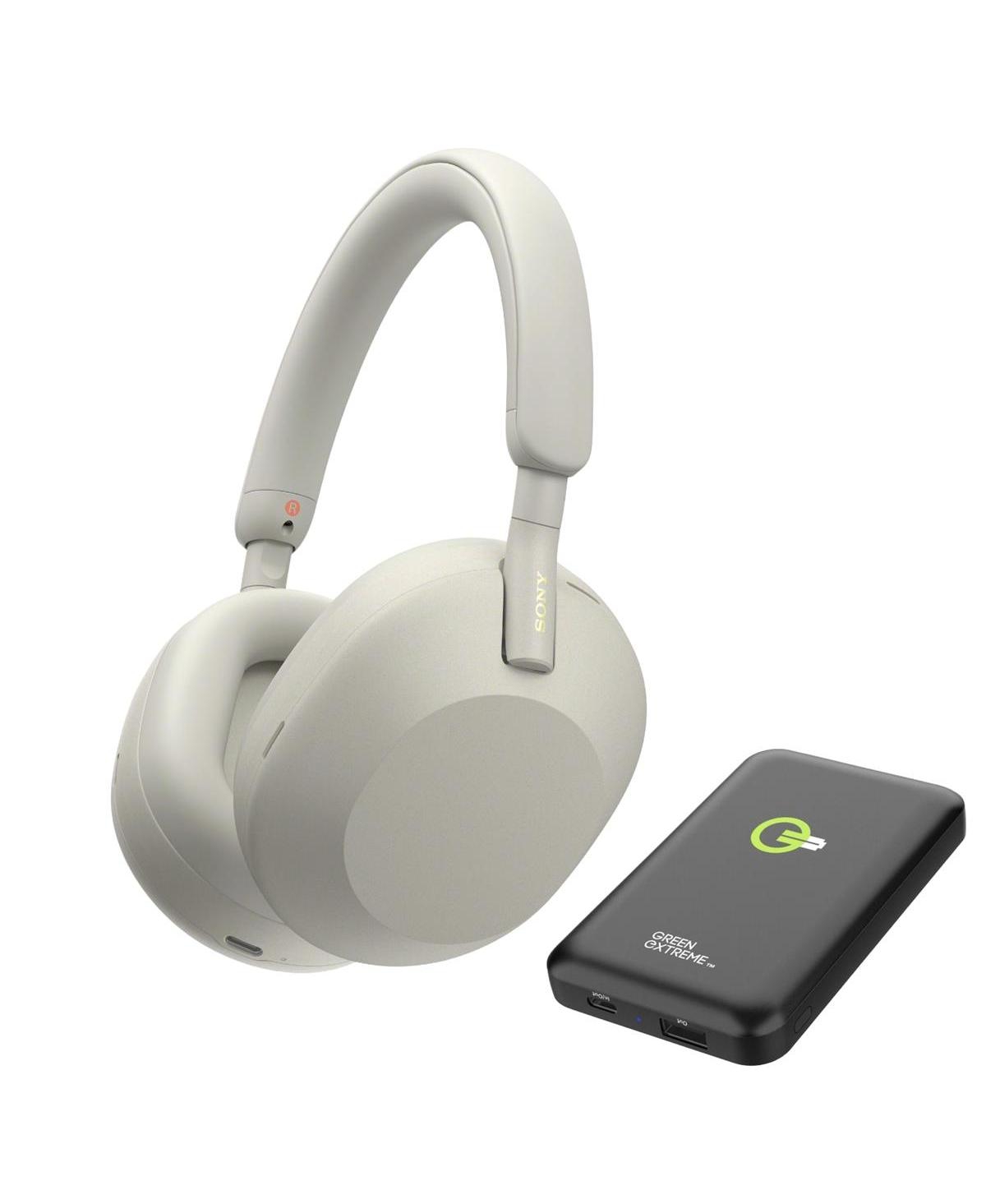 Wh-1000XM5: Premium wireless noise-canceling headphones with Auto Optimizer, crystal-clear calls, and Alexa support - Silver