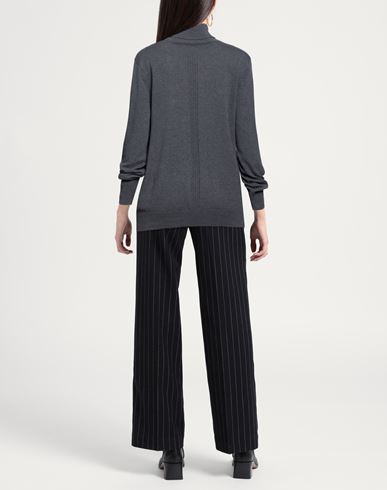Woman Turtleneck Grey Size 10 Cashmere