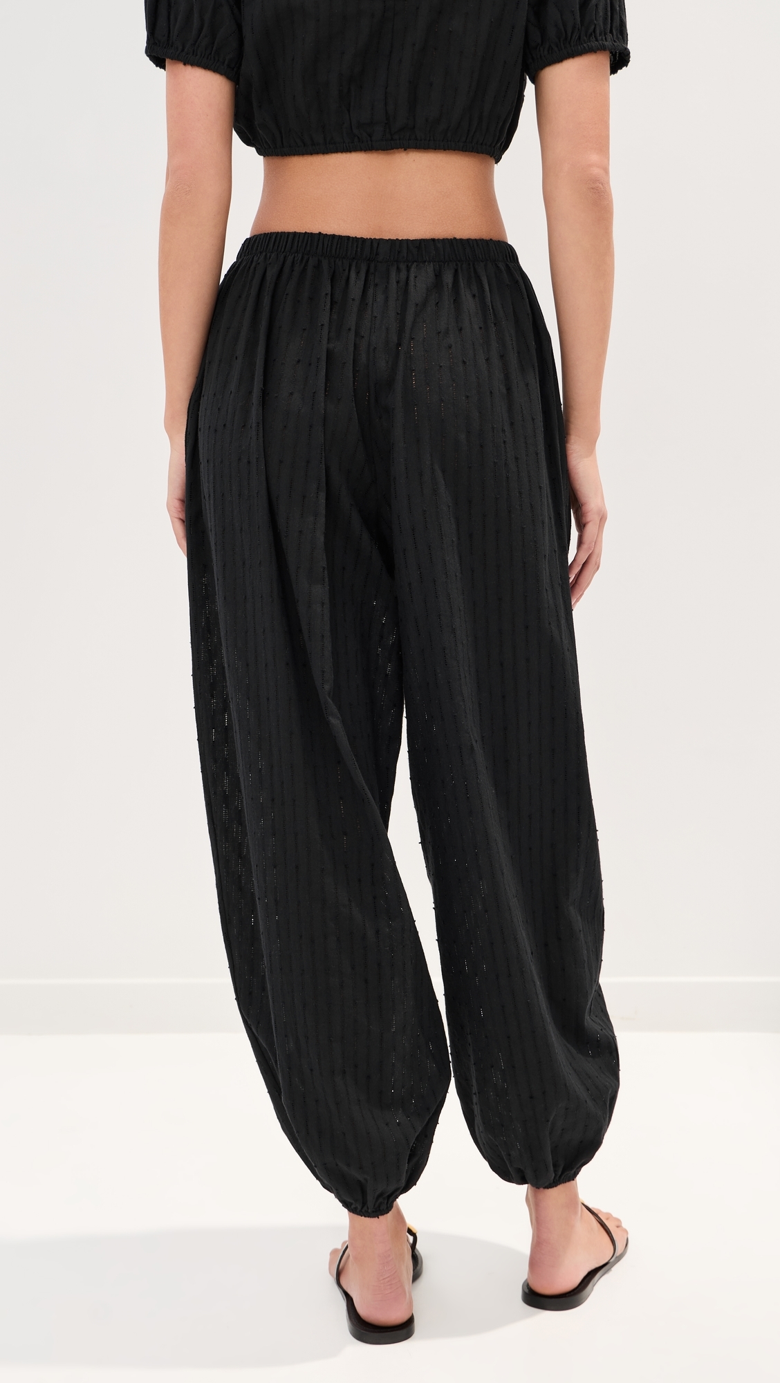 Andi Eyelet Pants Black