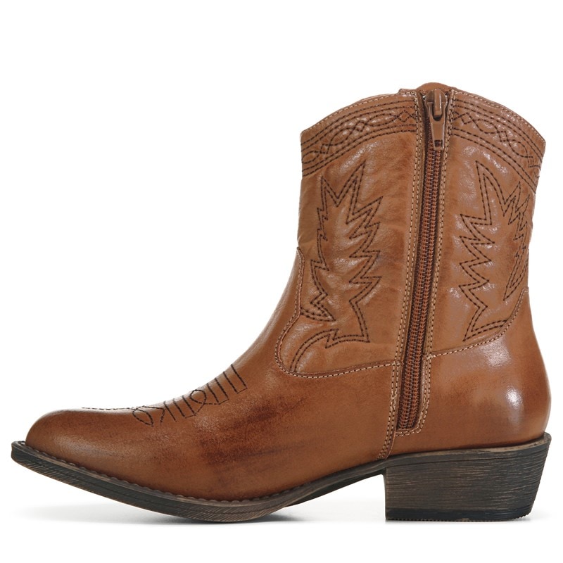 Women's Pistol Cowboy Boots (Cognac)