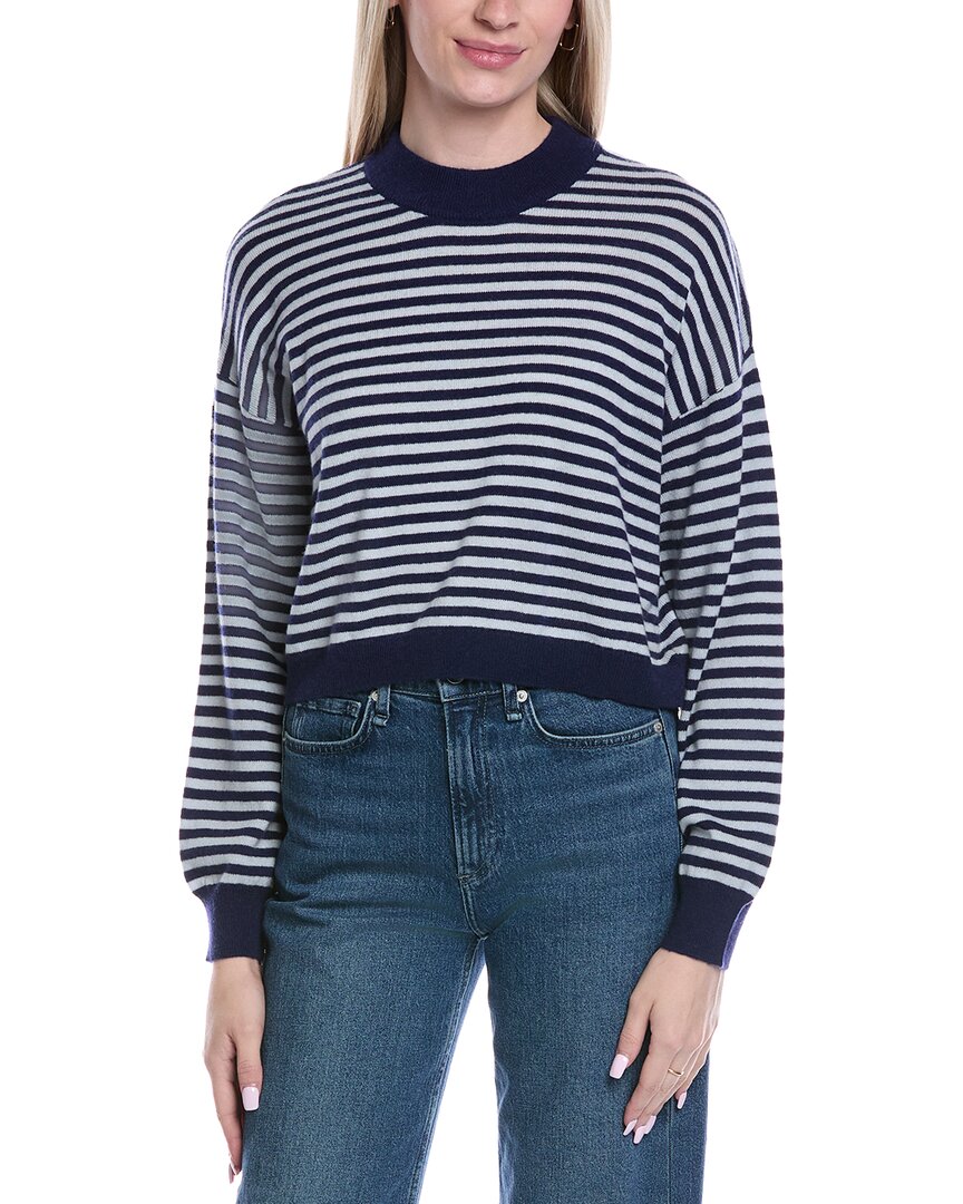 Stitchy Stripe Wool & Cashmere-Blend Sweater