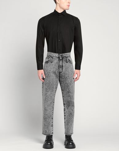 Man Shirt Black Size 16 ½ Cotton, Elastane