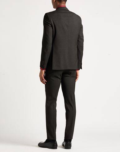 Man Suit Charcoal Size 36 Polyester, Wool, Elastane