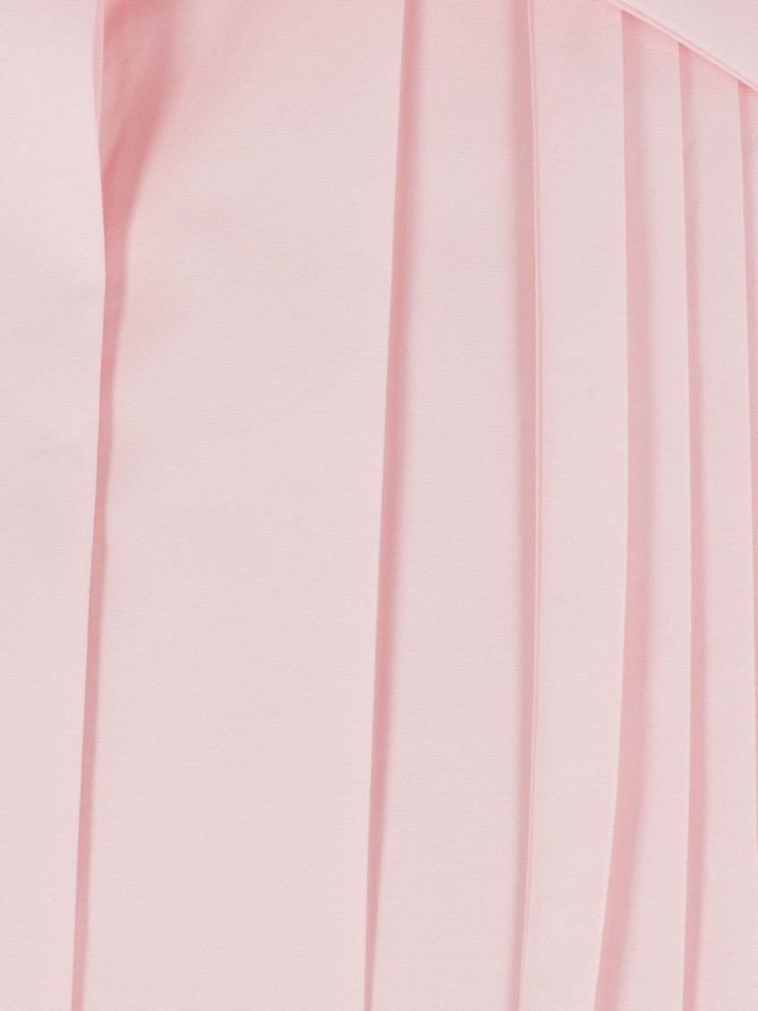 Light Pink Front Pleated Shirt