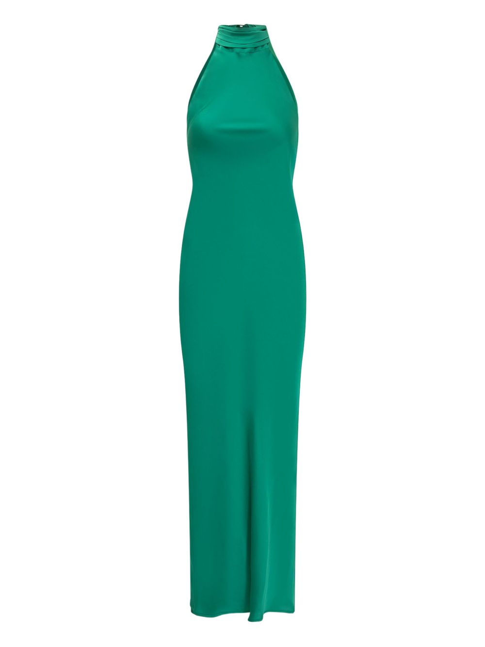 ACTUALEE high-neck halter neck dress - Pink
