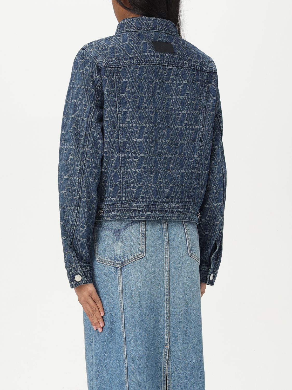 Jacket ARMANI EXCHANGE Woman color Denim