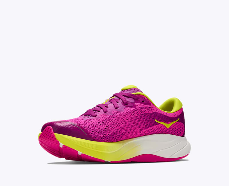 HOKA Rincon 4 Shoes in Fuchsia/Fuchsia