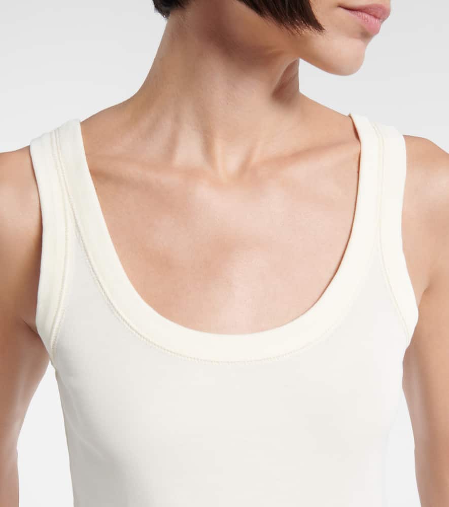 Cotton jersey tank top