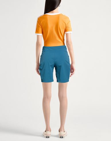 Haglöfs Woman Shorts & Bermuda Shorts Deep teal Size 10 Recycled polyamide, Polyamide, Elastane