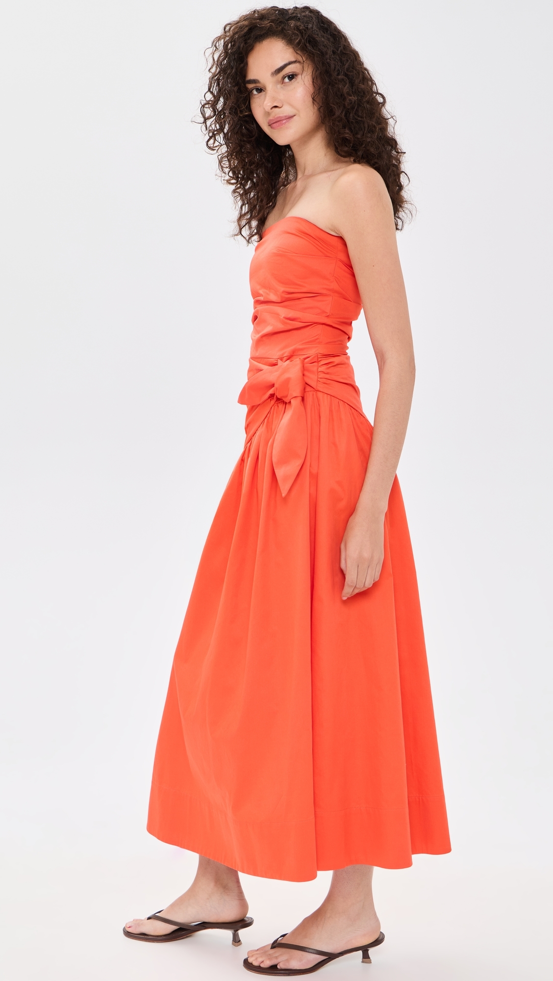 Rene Tie Dress Poppy