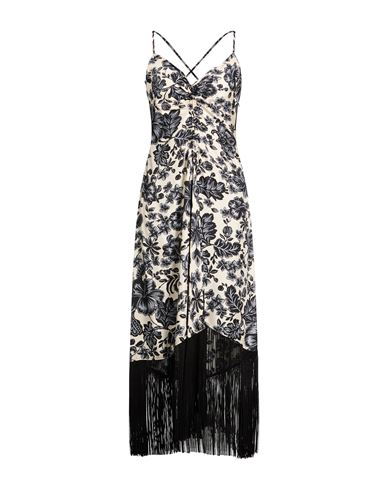 Woman Maxi dress Beige Size 6 Silk