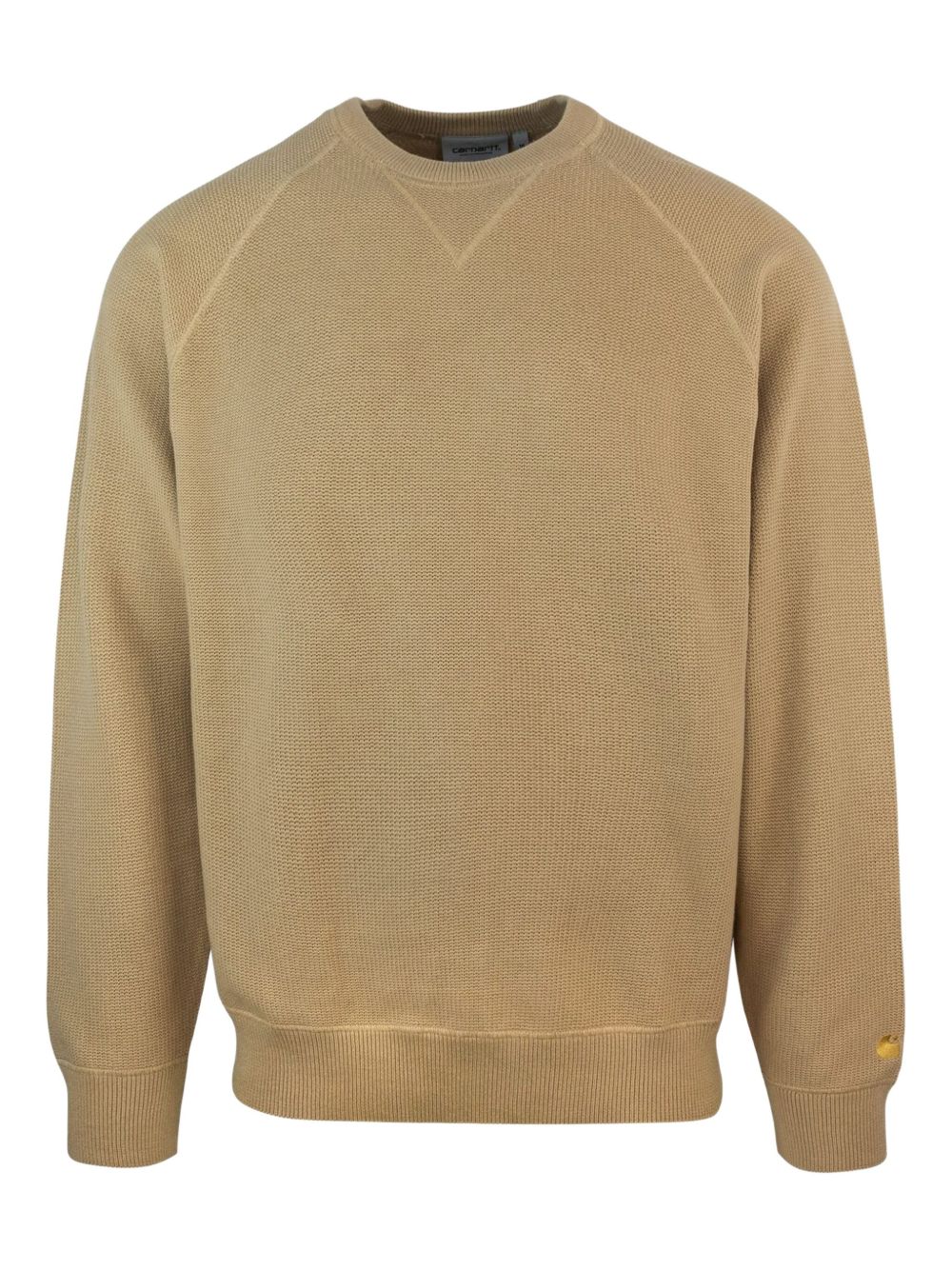 Chase raglan-sleeve waffle-knit sweater - Brown