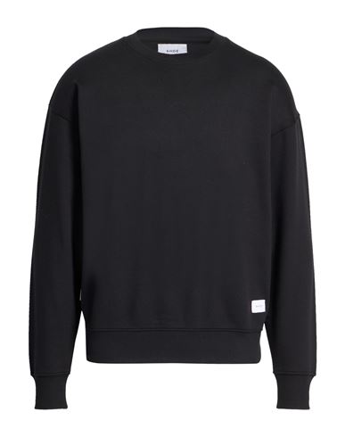 Man Sweatshirt Black Size L Cotton