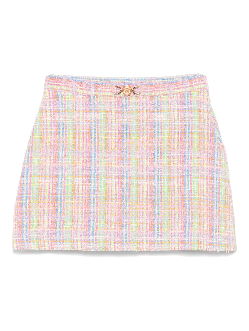Tweed A-line skirt - Pink
