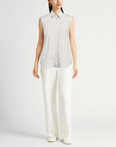 Woman Shirt Light grey Size XS Cotton, Polyamide, Elastane, Brass