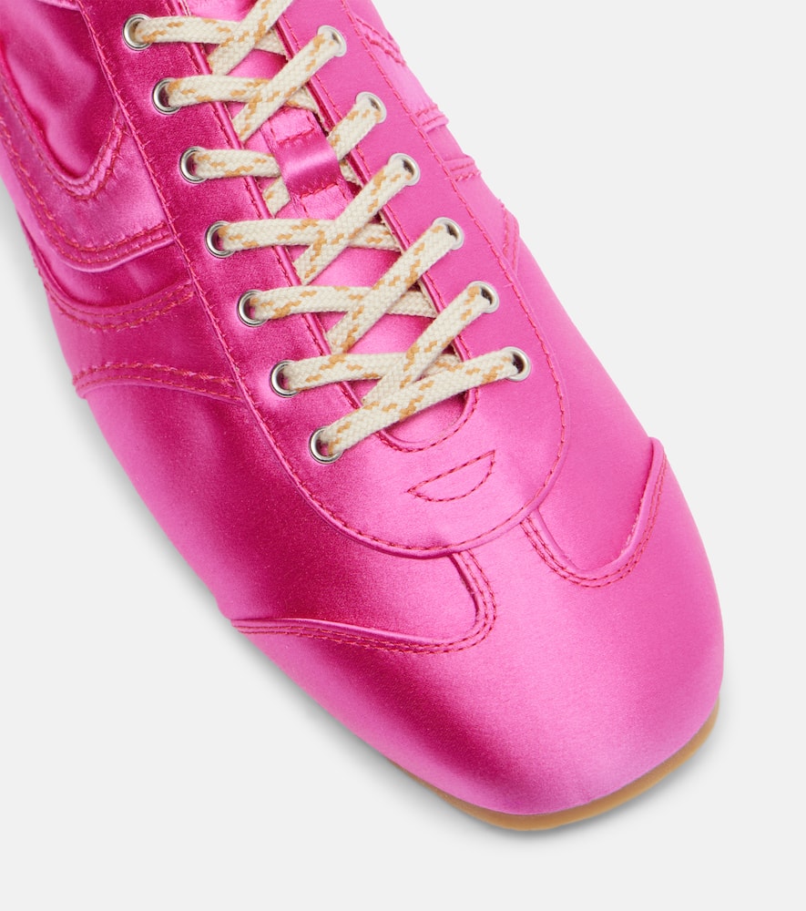 Satin sneakers
