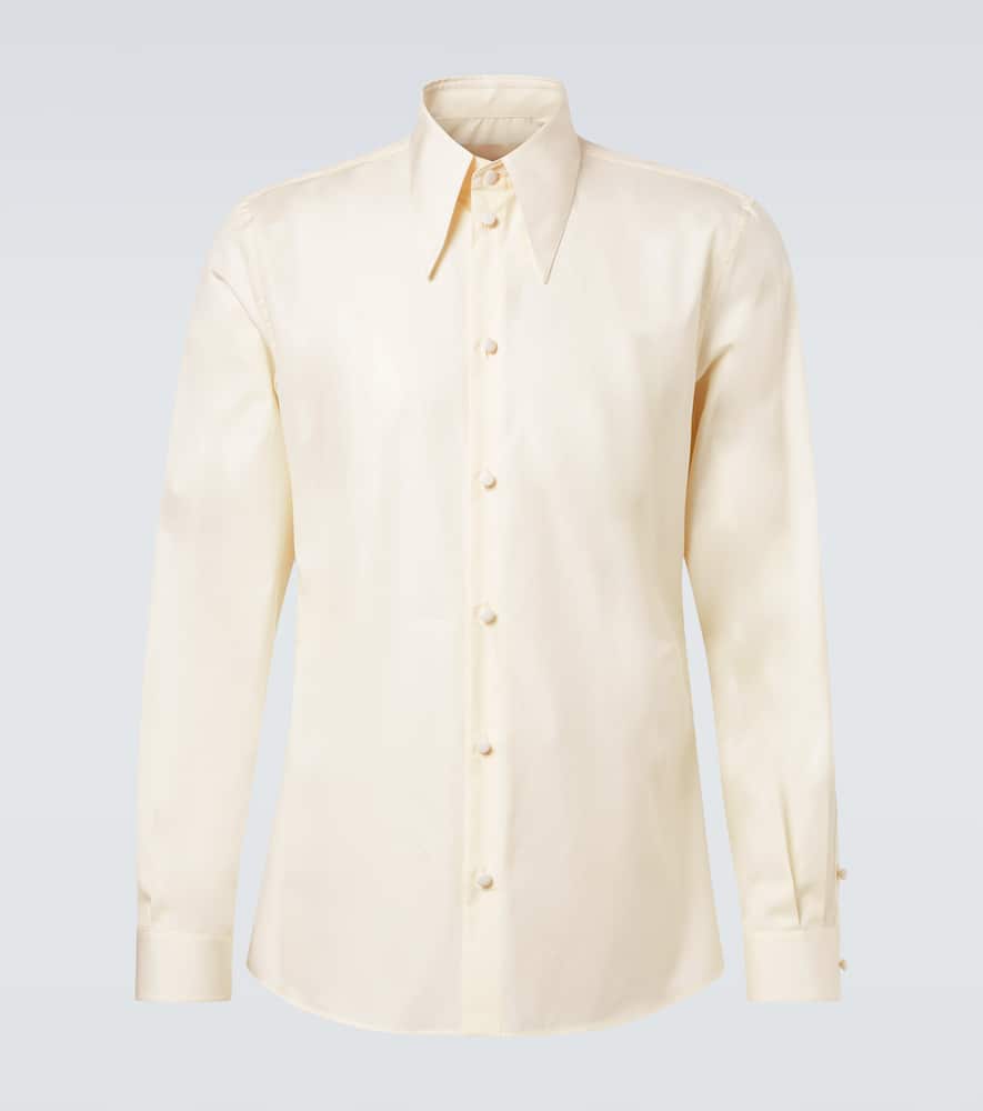 Cotton poplin shirt