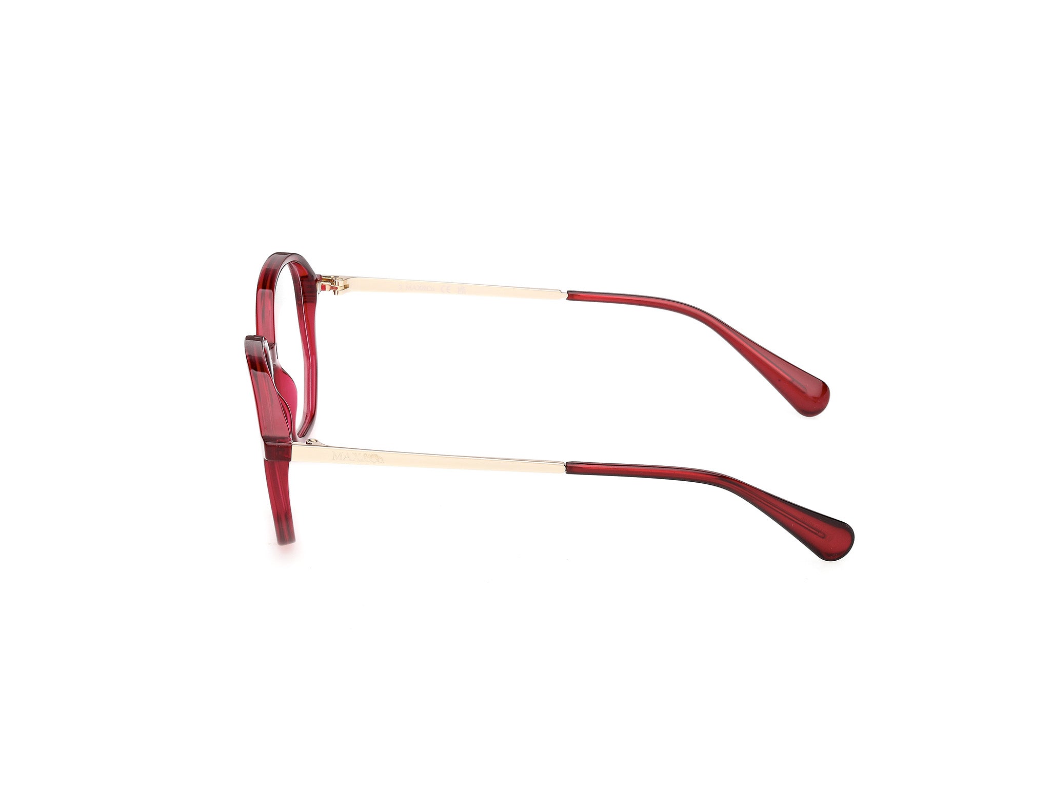 MAX&Co Mujer MAX&Co MO5199 069 Monturas ópticas Inyectado Burdeos Geométrico Norma