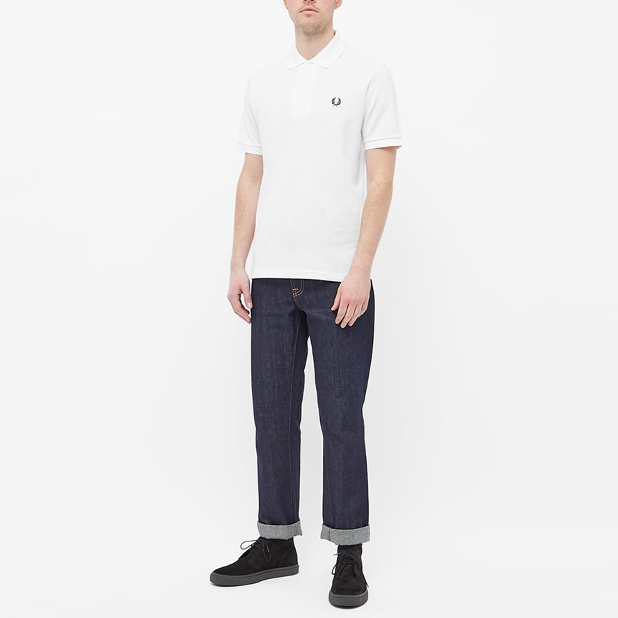 White Piquet Polo Shirt