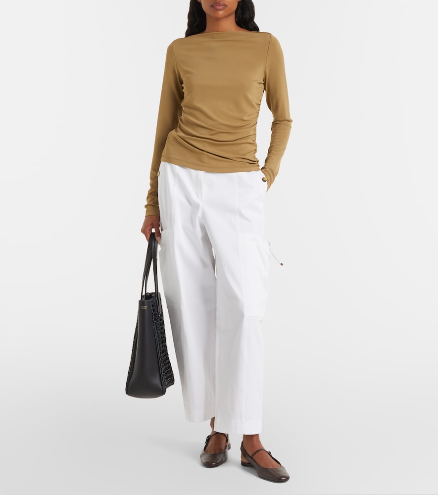 Lepre cotton wide-leg pants