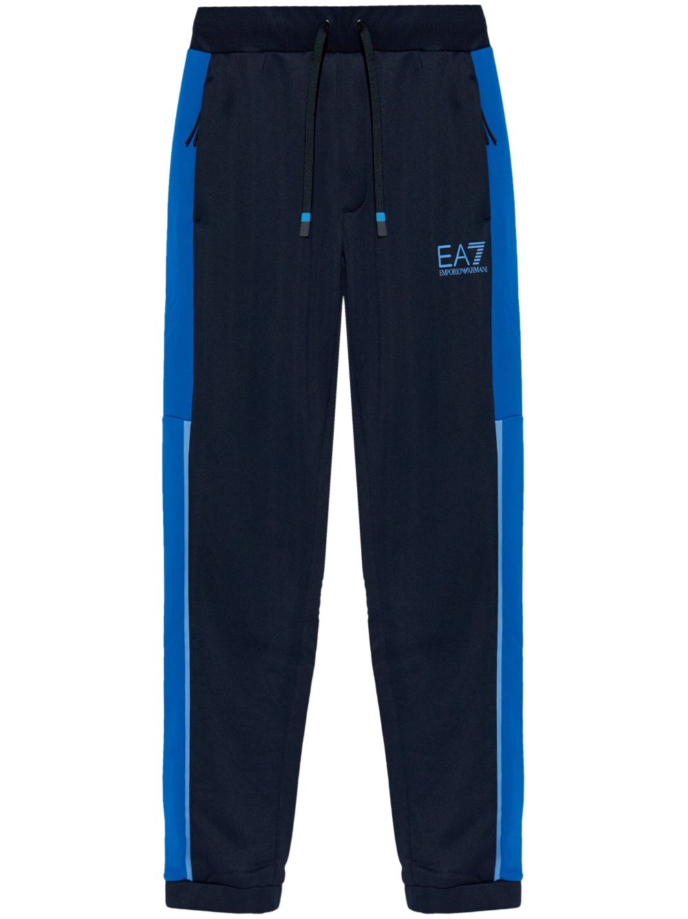 Logo-print track pants - Blue