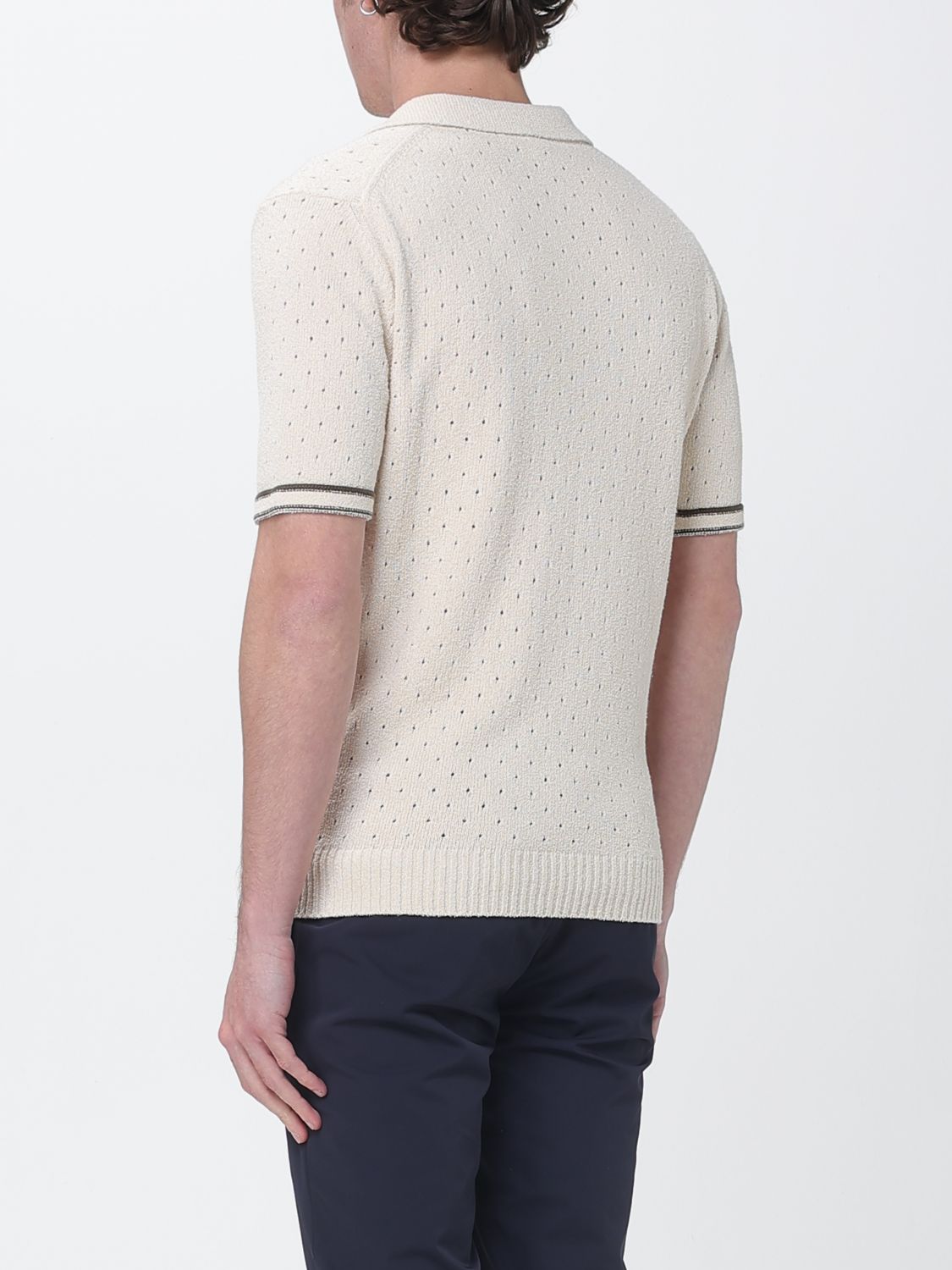 Polo Shirt Men color Butter
