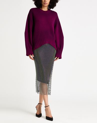 Woman Sweater Plum Size 2 Wool, Cashmere