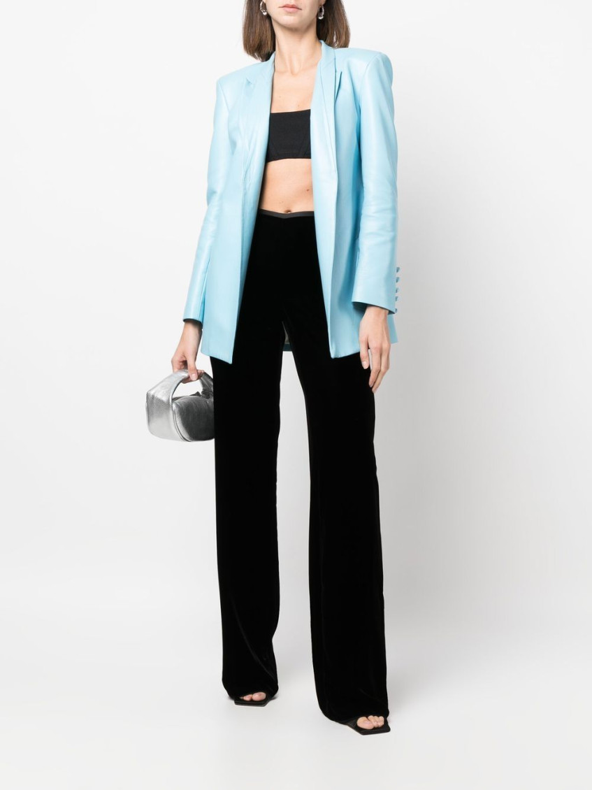 Wide Leg Velvet Pants