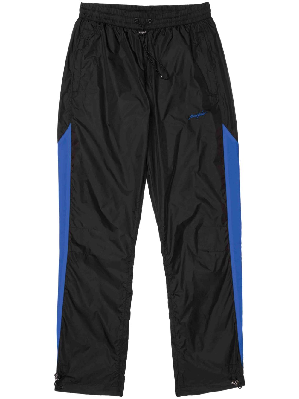 Striped track pants - Black