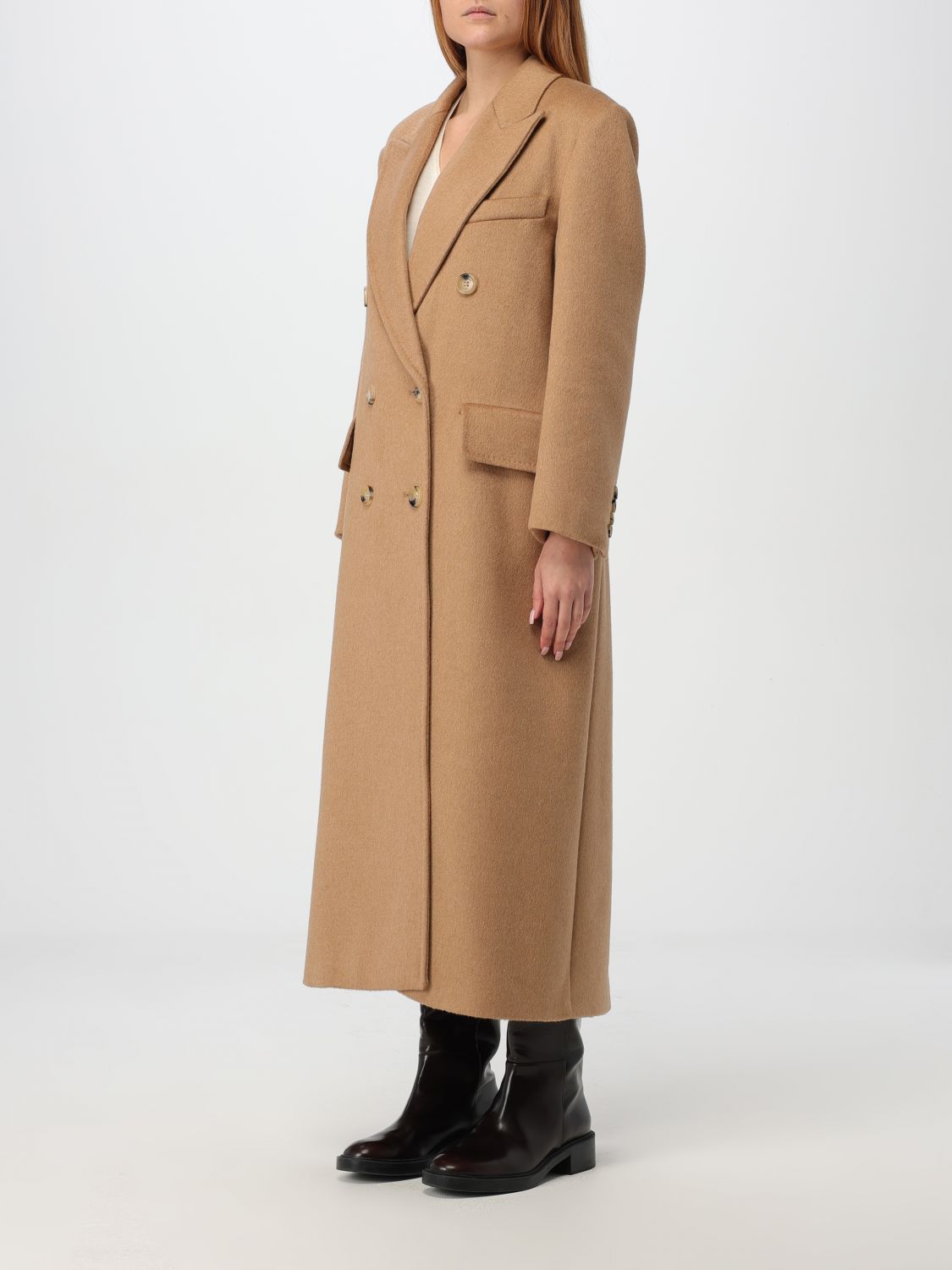 Coat Woman color Camel