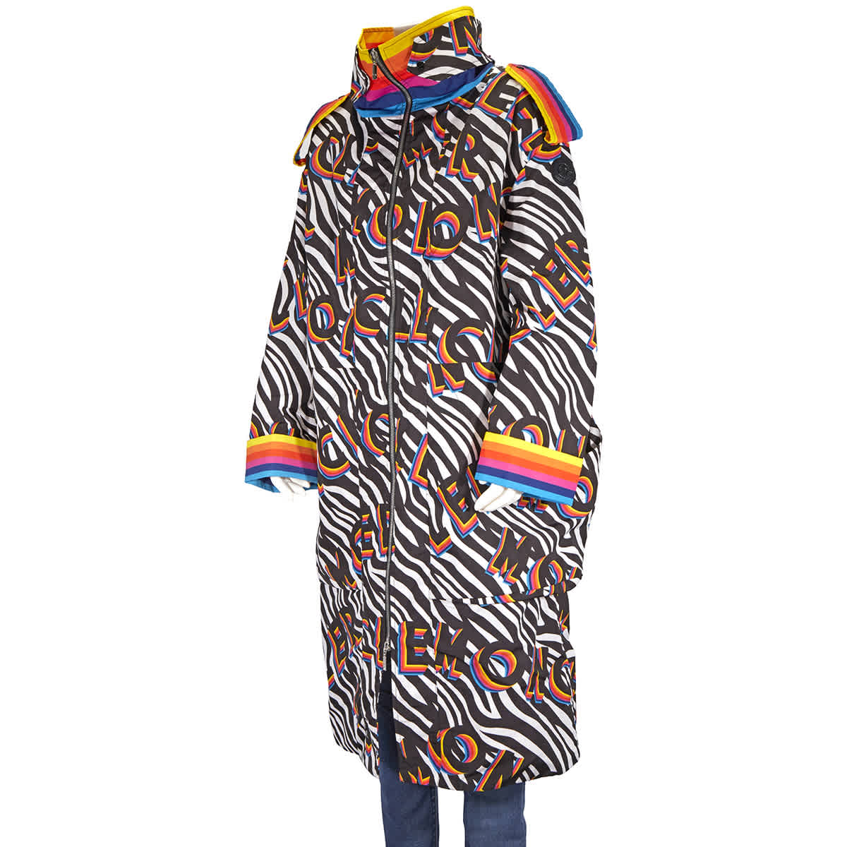 Richard Quinn Zebra Logo-print Ava Coat