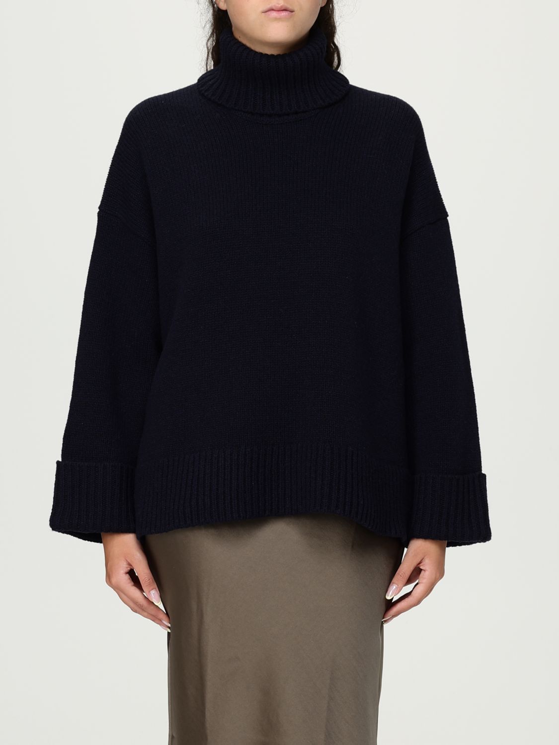 Roll-neck sweater - Blue