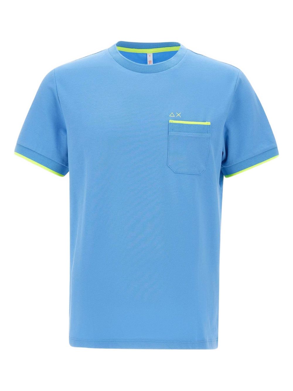 Pocket-detail t-shirt - Blue