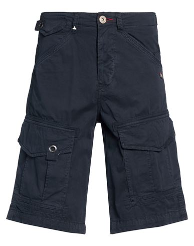 Man Shorts & Bermuda Shorts Midnight blue Size 26 Cotton