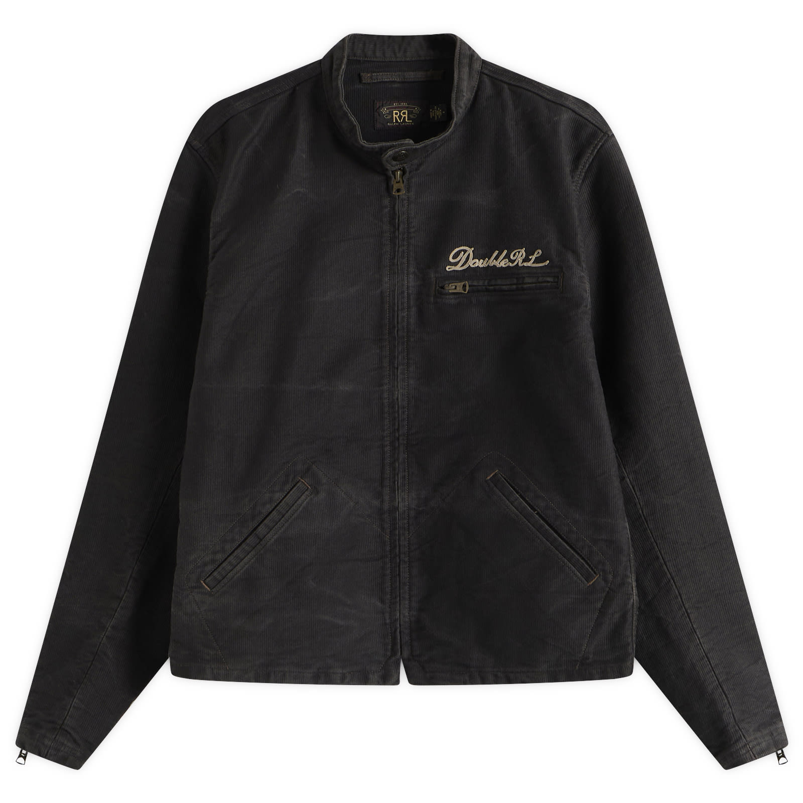 Men's Moto Jacket in Vintage Black