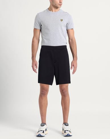 Man Shorts & Bermuda Shorts Navy Size S Cotton, Polyester, Elastane