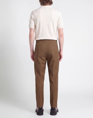 Man Pants Khaki Size 28 Virgin Wool, Polyester