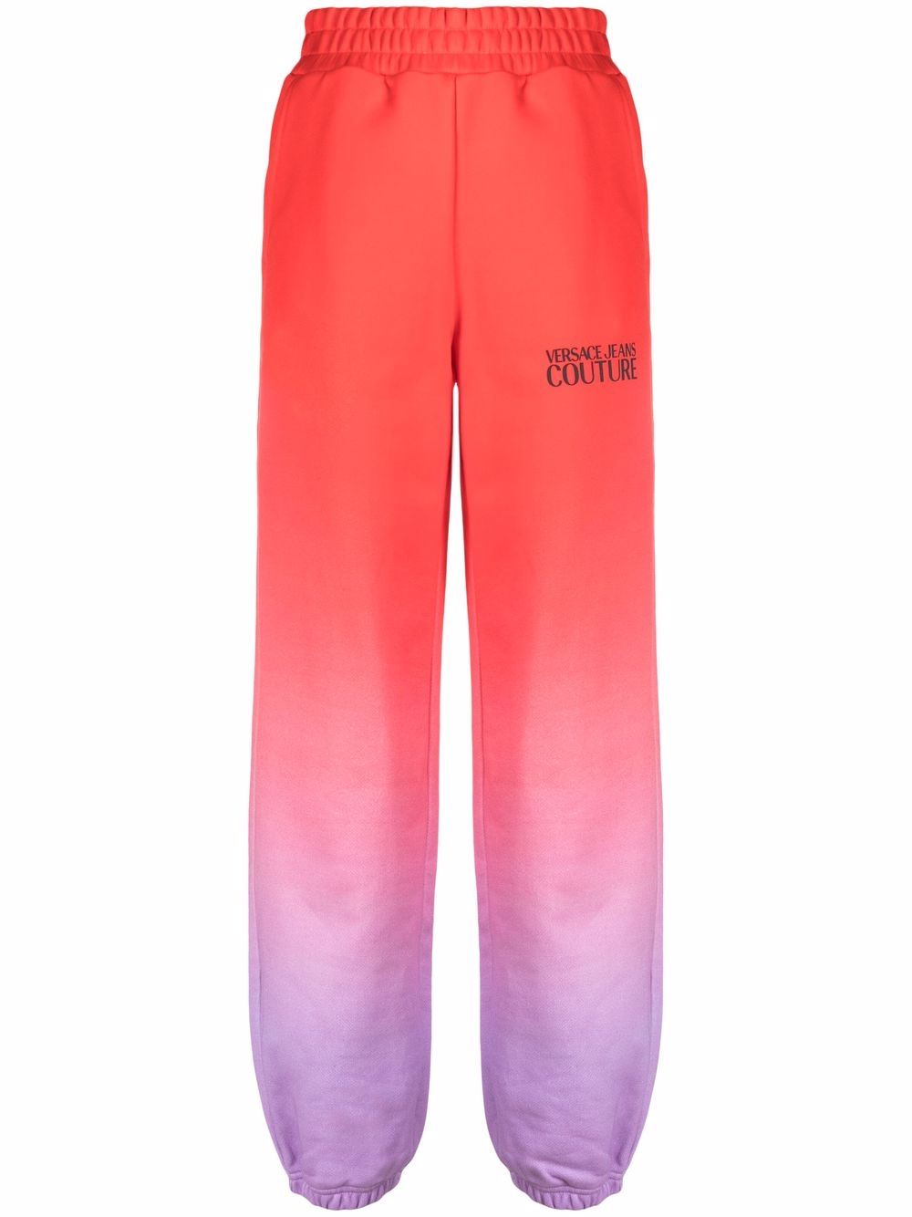 Gradient-effect track pants - Red