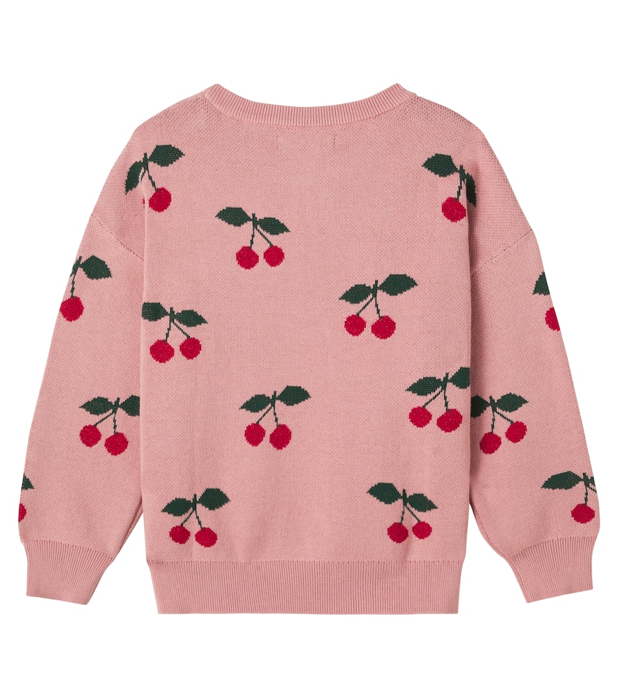 Konges Sløjd Lapis jacquard cotton-blend sweater