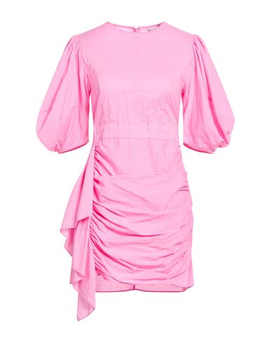 Woman Mini dress Pink Size 6 Cotton