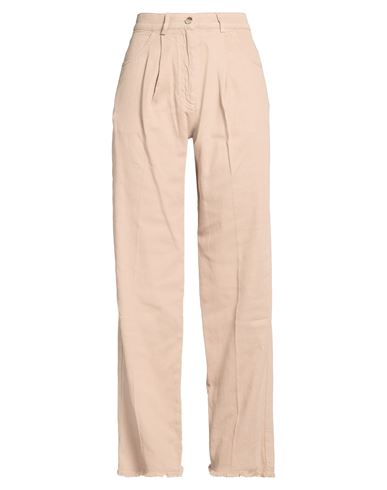 Woman Pants Beige Size XS Cotton