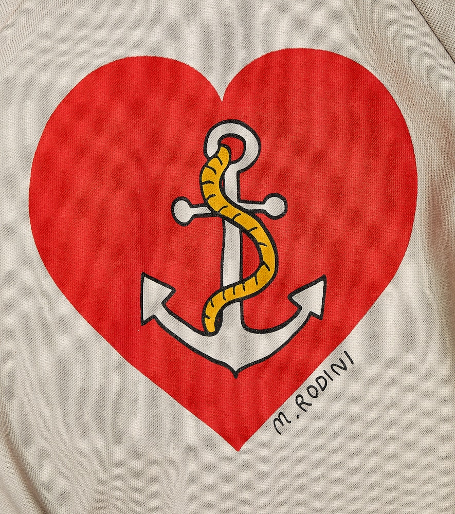 Printed cotton sweatshirt