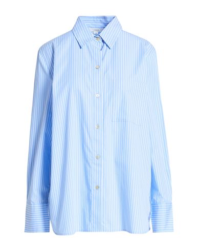 Woman Shirt Azure Size M Cotton