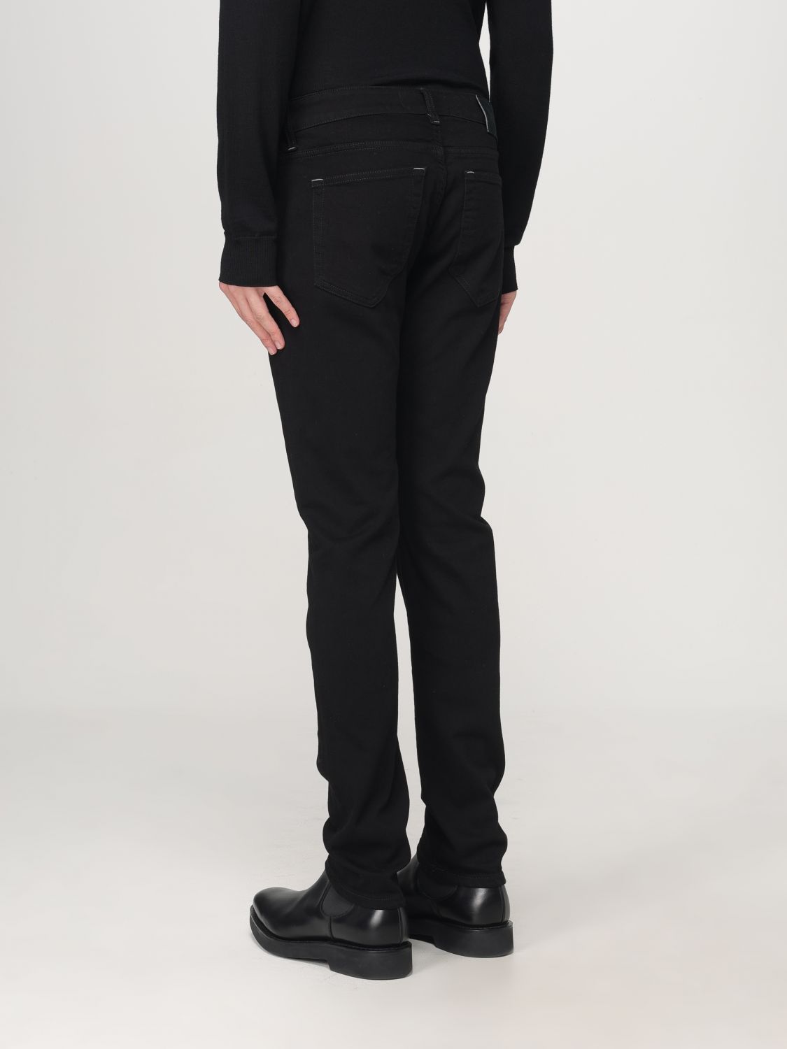 Swing low-rise slim-fit jeans - Black