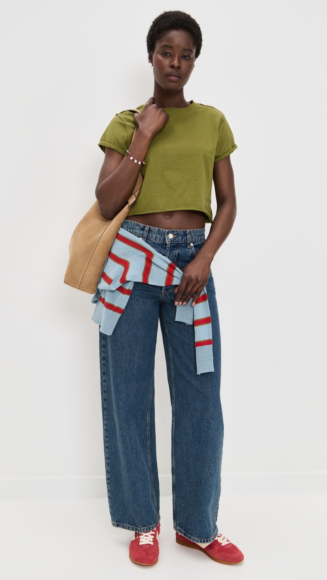 Free People The Perfect Tee Peat Moss