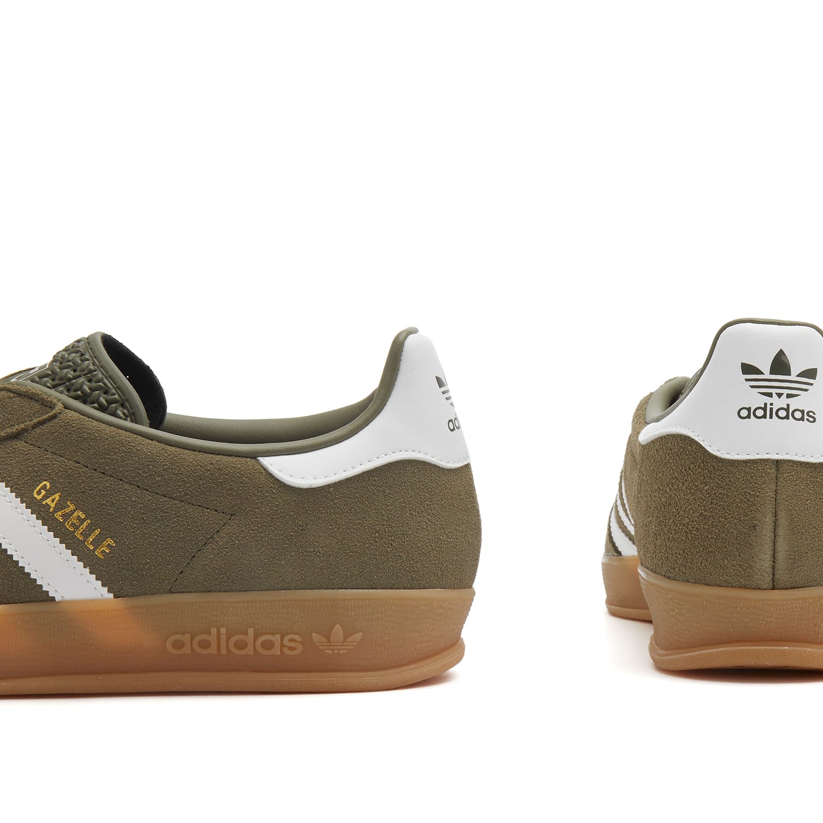 Gazelle Indoor Sneaker in Olive Strata/White/Gold Met.