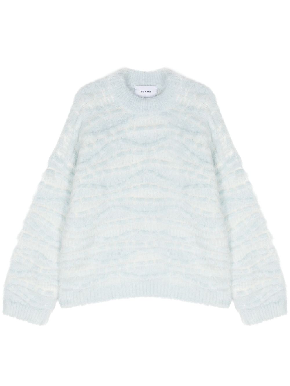 3D brushed sweatshirt - Blue